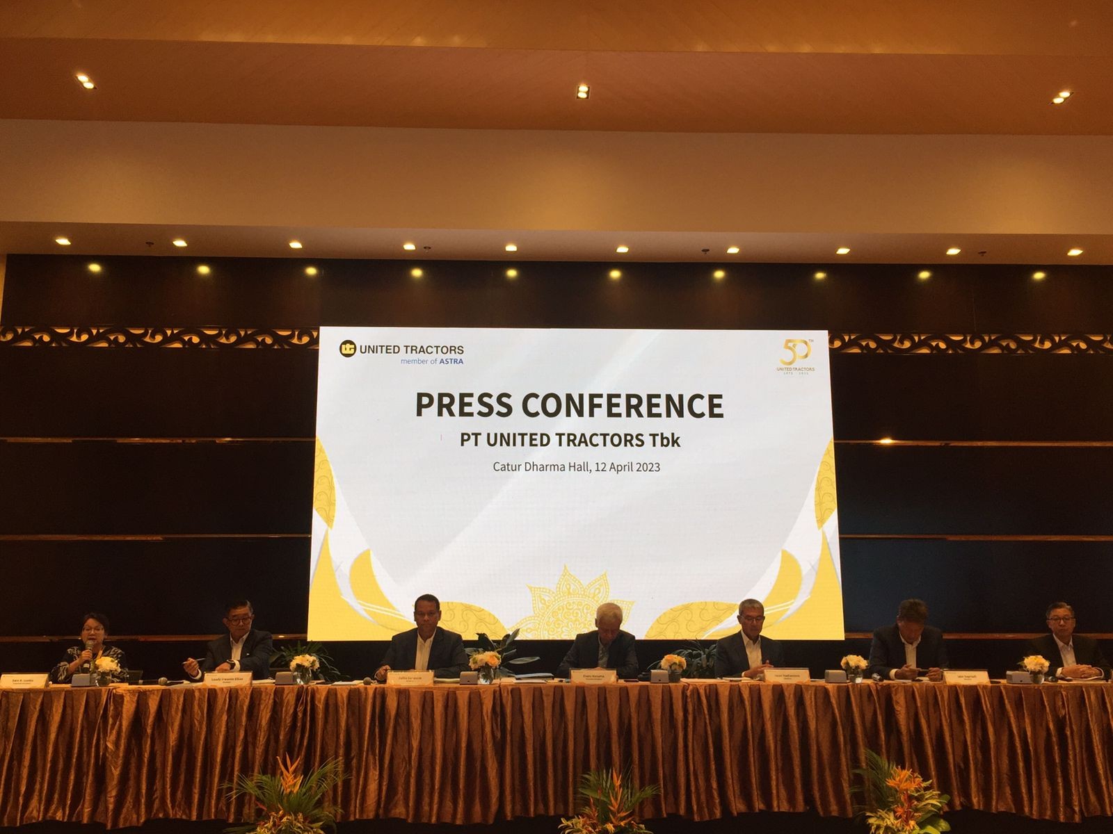 UNTR Tebar Dividen Rp25,5 Triliun, Ini Penjelasannya. (Foto: Anggie/MNC Media)