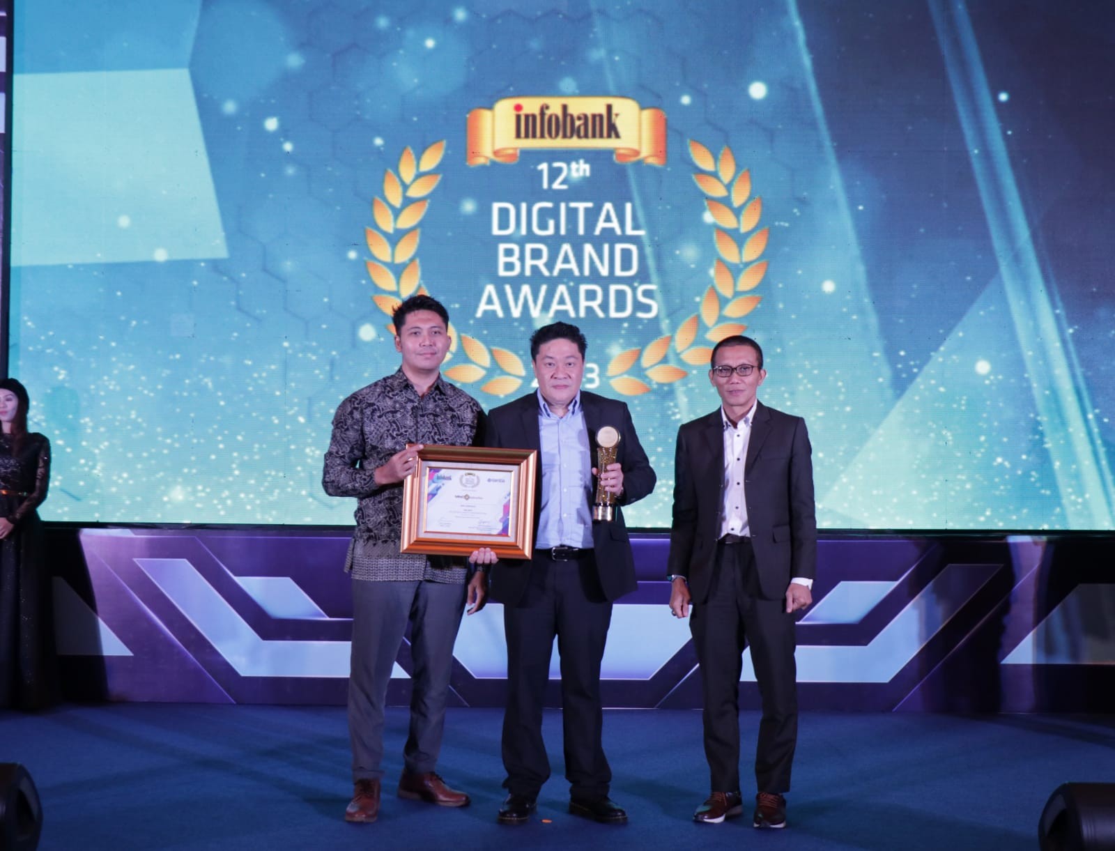 MNC Sekuritas Borong 3 Penghargaan Sekaligus dalam 12th Infobank-Isentia Digital Brand Recognition (Foto: MNC Media)
