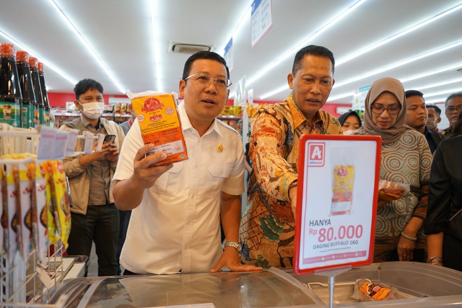Bunda Merapat, Daging Kerbau Dijual Rp80.000 per Kg di Ritel Modern. (Foto: Bapanas/ID Food)