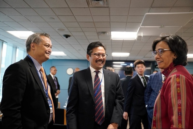 Sri Mulyani Ungkap Ketangguhan Ekonomi Digital Asia Tenggara di Forum Global. (Foto: MNC Media)