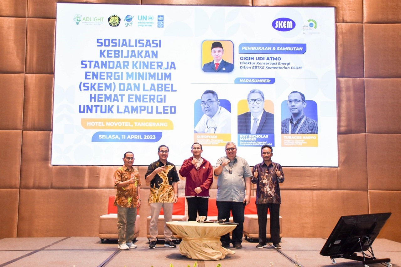 KemenESDM Edukasi Masyarakat Terkait Kebijakan SKEM dan Label Hemat Energi Lampu LED. (Foto Kementerian ESDM)