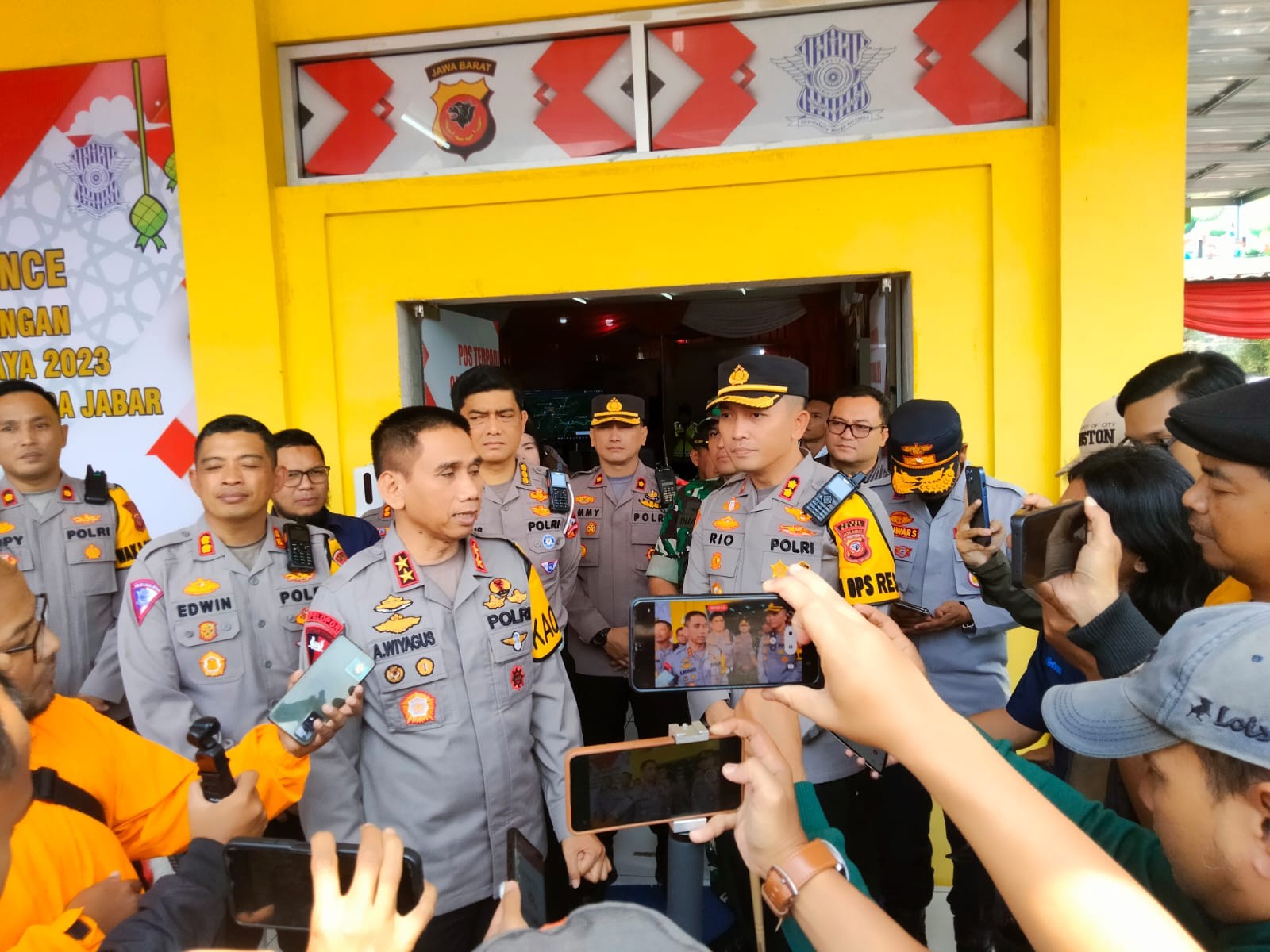 Polda Jabar Sebut Peningkatan Kendaraan Capai 20 Persen di Sejumlah Jalur Mudik. (Foto: Fani Ferdiansyah)