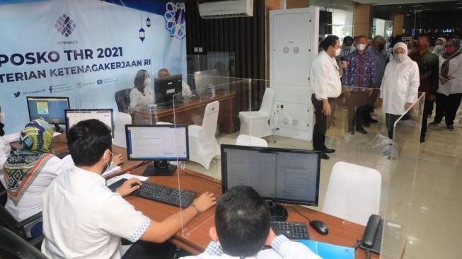 Jangan Khawatir, Kemnaker Tetap Buka Posko Pengaduan THR Selama Libur Lebaran 2023. (Foto: MNC Media)