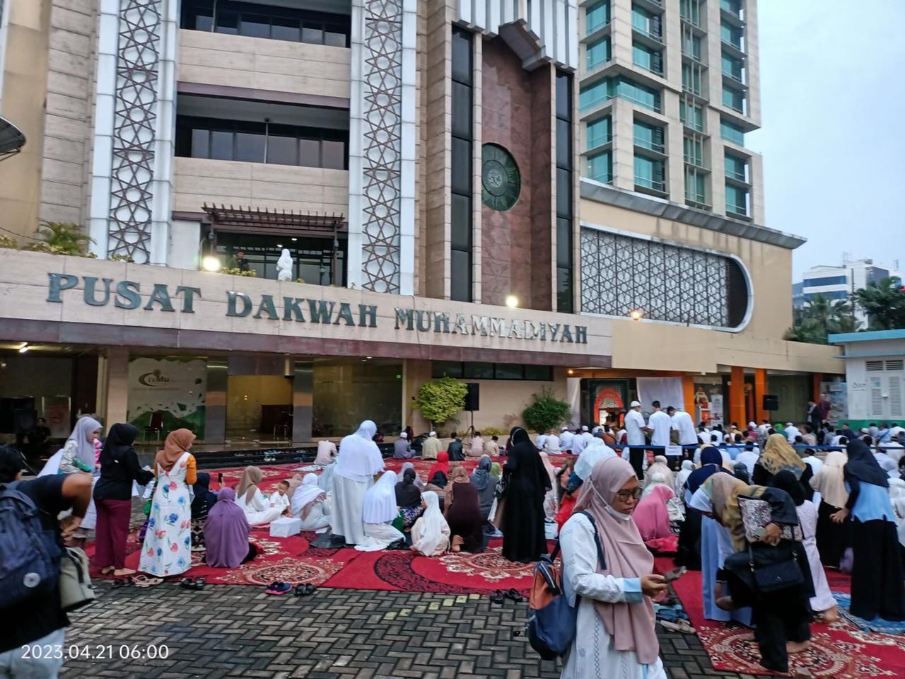 Ratusan Umat Muhamadiyah Ikuti Salat Ied di Pusat Dakwah Jakarta. (Foto: MNC Media)