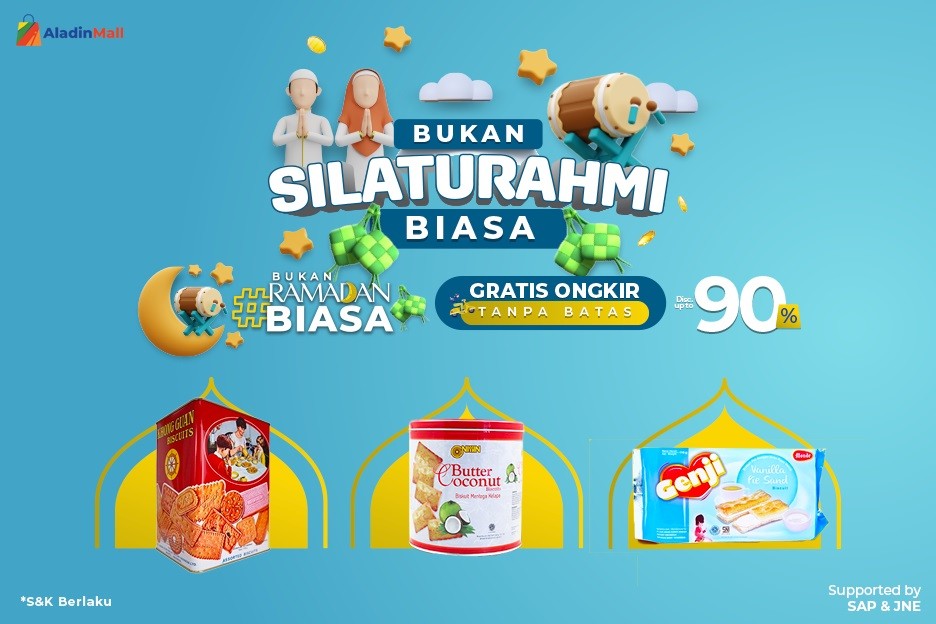 Kue Lebaran di AladinMall Diskon hingga 90 Persen, Yuk Buruan Diborong. (Foto MNC Media)