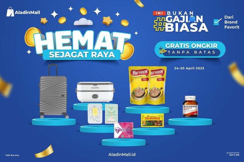 Belanja di AladinMall, Dapat Harga Hemat Sejagat Raya (Foto MNC Media)