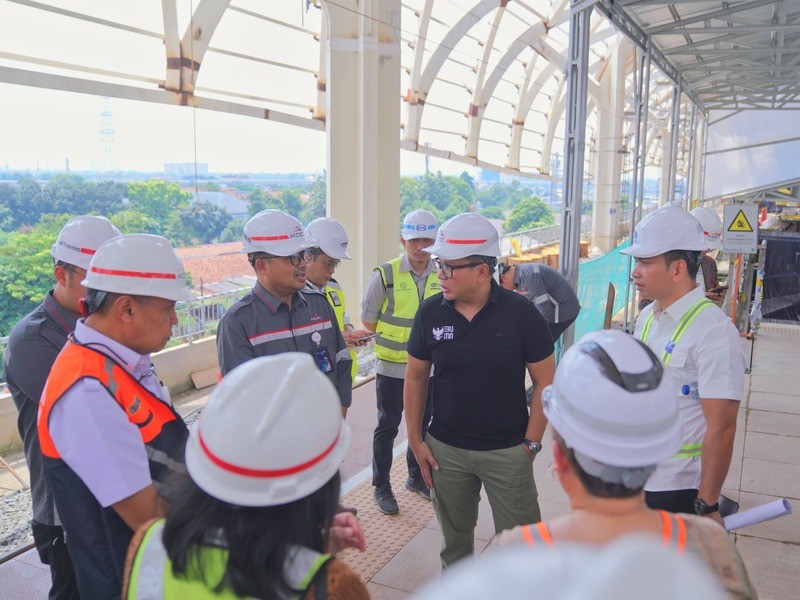 Wamen BUMN Minta Stasiun KA Cepat Jadi Destinasi Wisata. (Foto: MNC Media)