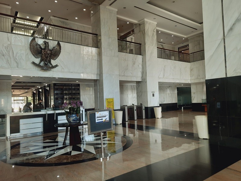 Hari Pertama Kerja Pasca Libur Lebaran, Begini Suasana di Kantor Sri Mulyani (Foto Michelle)