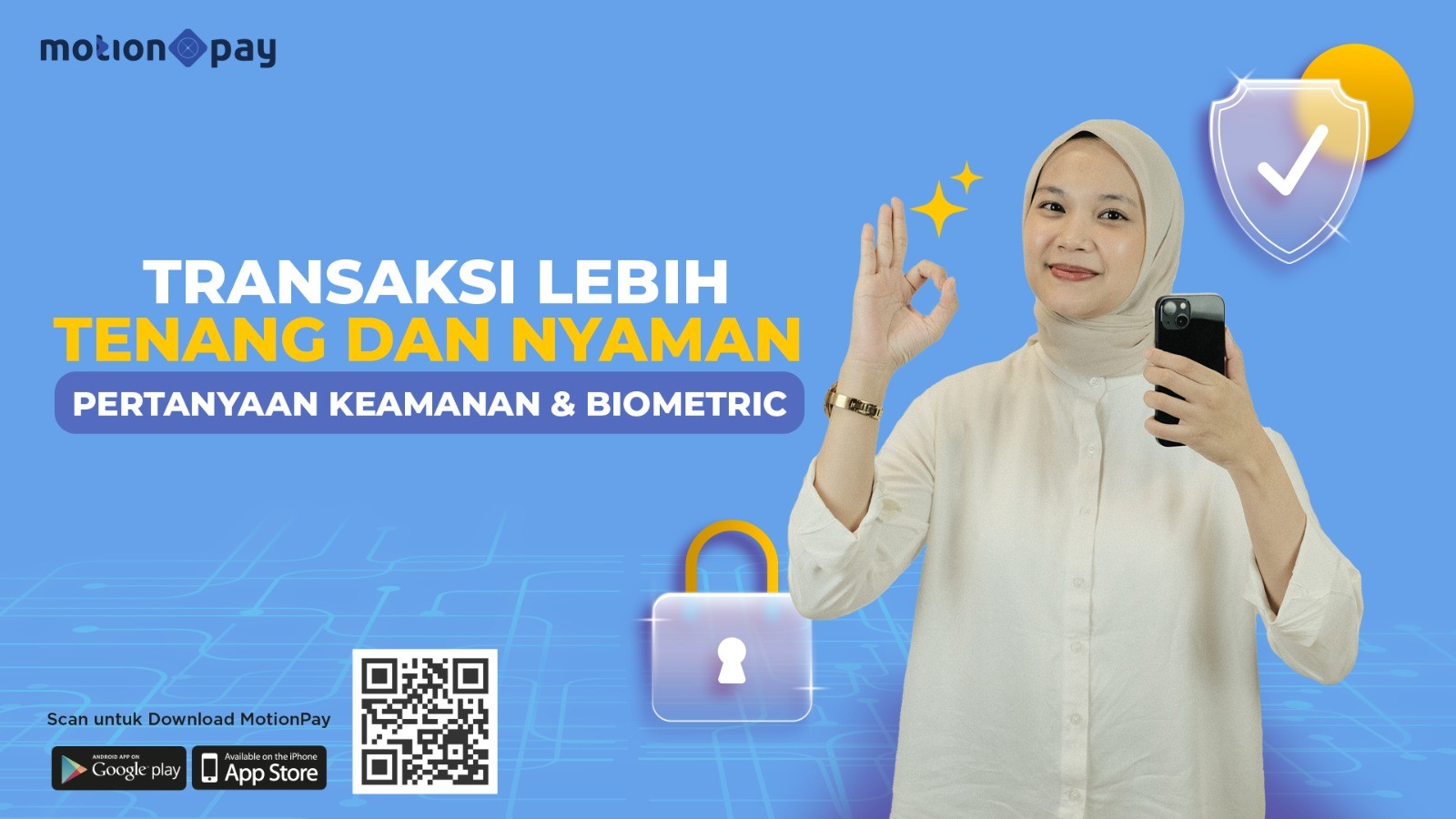 Lebih Nyaman dengan Aktivasi Fitur Keamanan di Aplikasi MotionPay, Begini Caranya. Foto: MNC Media.