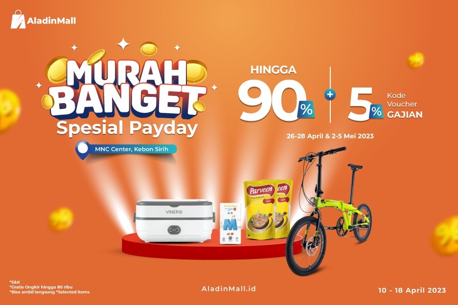 Pop Up Store AladinMall Hadir Lagi Nih, Diskonnya Menggiurkan. (Foto MNC Media)
