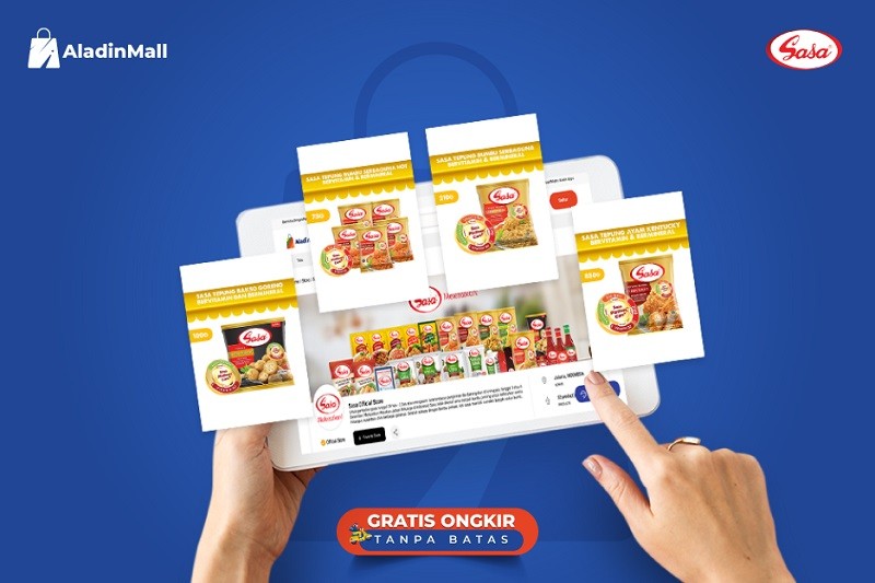 Beli Sasa Tepung Bumbu di AladinMall, Bisa Dapat Diskon dan Gratis Ongkir (Foto MNC Media)