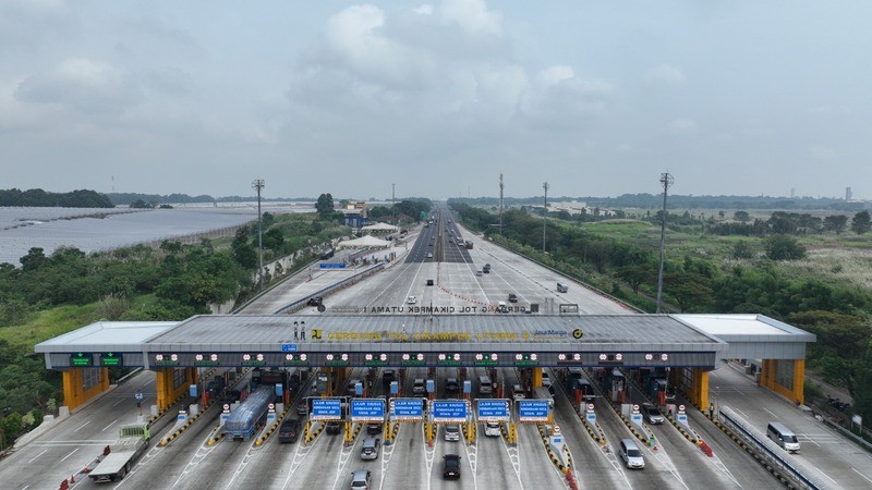 Arus Balik Lebaran 2023, Transjawa Tol Catat Ada 703 Ribu Kendaraan Menuju Jakarta. (Foto: MNC Media)
