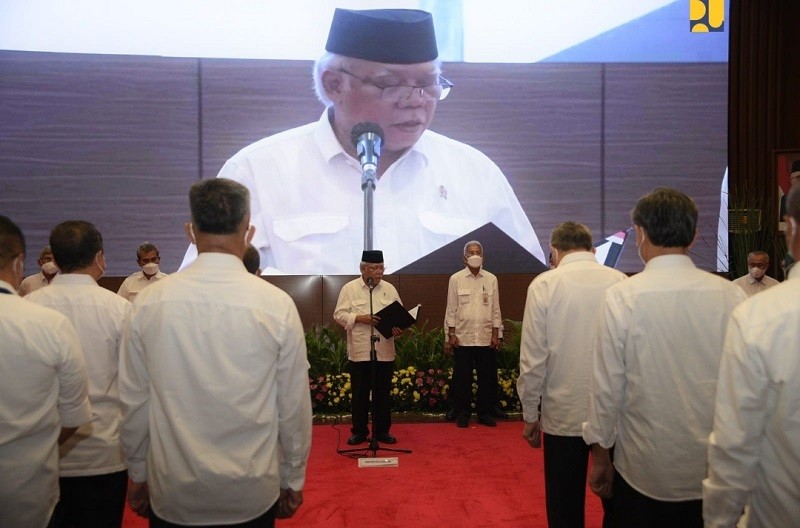 Menteri Basuki Tunjuk Pejabat Kementerian PUPR dan Kepala BPJT yang Baru, Ini Daftarnya. (Foto: MNC Media)