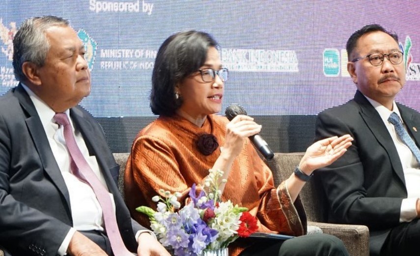 Jadi Pembicara di ADBI, Sri Mulyani Ungkap Peran Penting RI di ASEAN dan G20 (FOTO: MNC Media)
