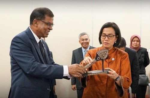 Bertemu Wakil Perdana Menteri Fiji Sri Mulyani Bahas Potensi Ekonomi Hingga Krisis