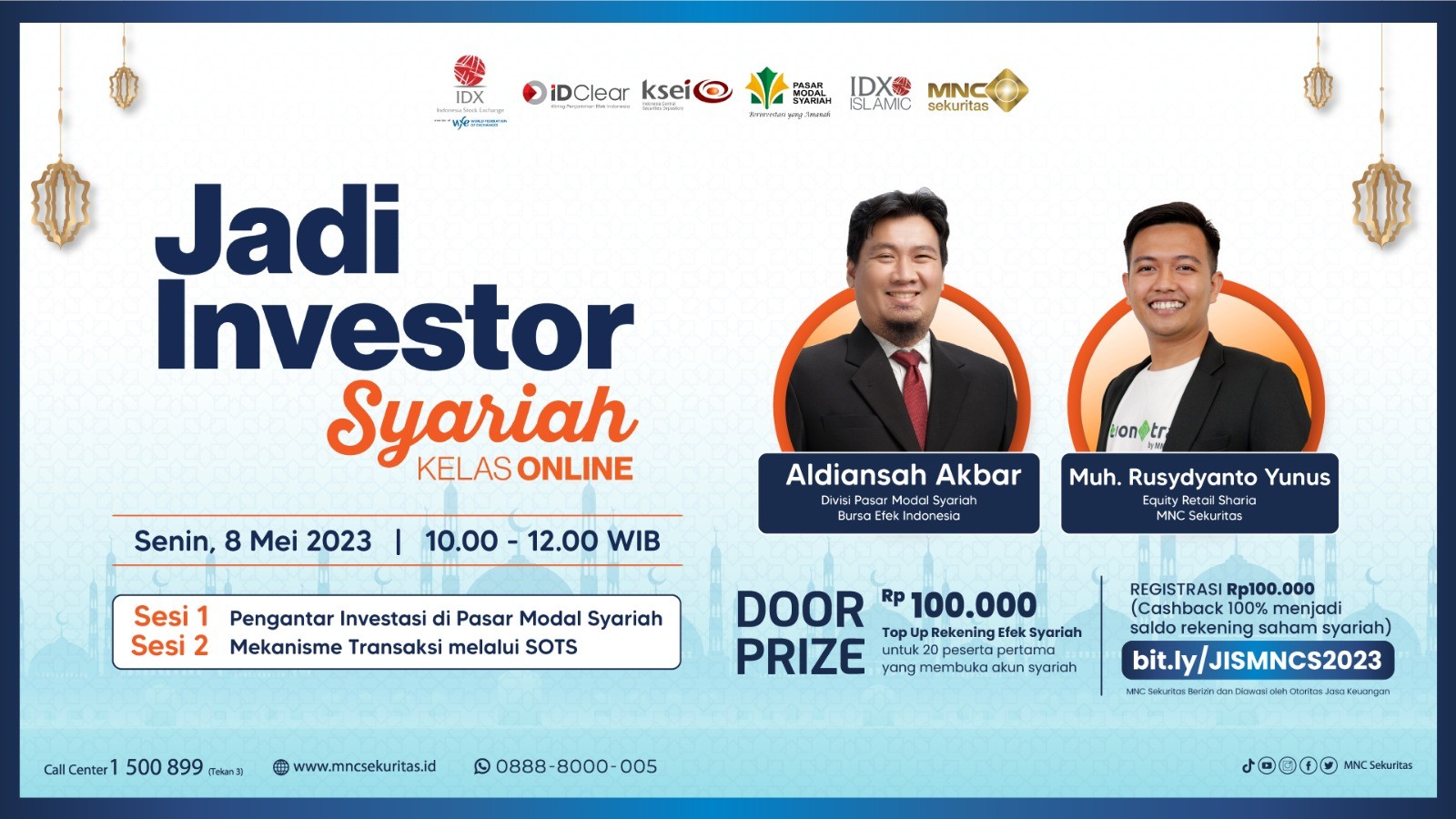 BEI dan MNC Sekuritas Gelar Kelas Online Jadi Investor Syariah. (Foto: MNC Media)