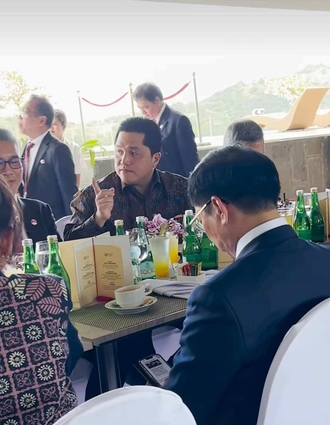 Erick Thohir dan Delegasi KTT ASEAN Santap Makanan Nusantara, Berikut Menunya. (Foto: tangkapan layar Instagram @erickthohir)