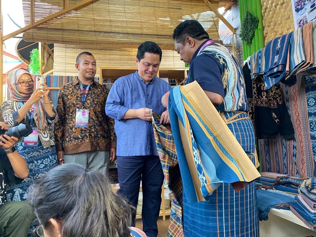 Erick Thohir Kenalkan UMKM Indonesia di Gelaran KTT ASEAN 2023 (FOTO:Dok Ist)