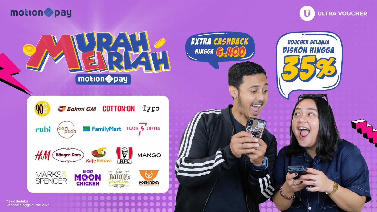 MotionPay Tebar Diskon dan Extra Cashback MotionVoucher! (FOTO: MNC Media)