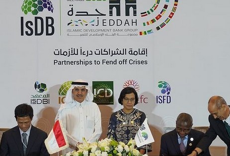 SMI dan IsDB Tandatangani Kerja Sama Pembiayaan Infrastruktur USD100 Juta. Foto: MNC Media.