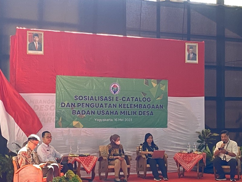 BUMDes dan BUMDesma Ditargetkan Masuk Etalase Khusus E-Katalog LKPP di 2023. (Foto: Dovana/MNC Media)