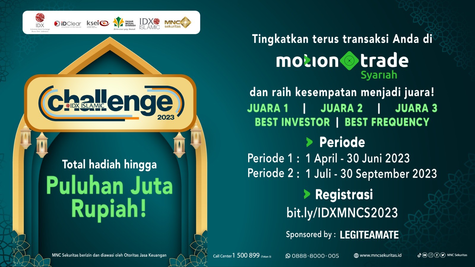 Ikuti Kompetisi Trading IDX Islamic Challenge 2023 bersama MotionTrade, Berhadiah Puluhan Juta (Foto: MNC Media)