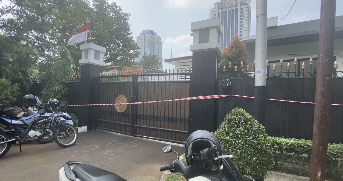 Kejagung Geledah Rumah Dinas Johnny G. Plate, Begini Penampakannya. (Foto: MNC Media)