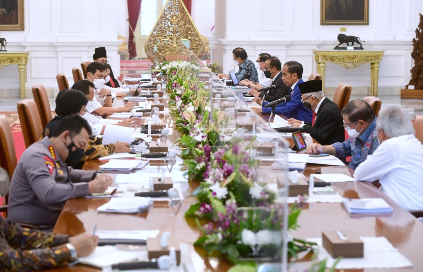 Bahlil sampai Erick Thohir Bantah Isu Kabinet Indonesia Maju Retak. (Foto: MNC Media)