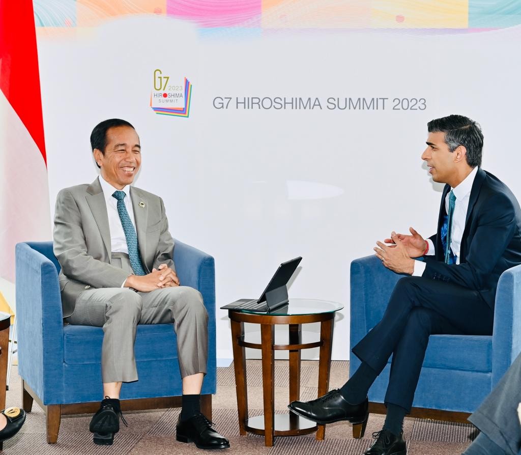 Bertemu dengan PM Inggris, Ini yang Dibahas Jokowi (FOTO:Dok Ist)