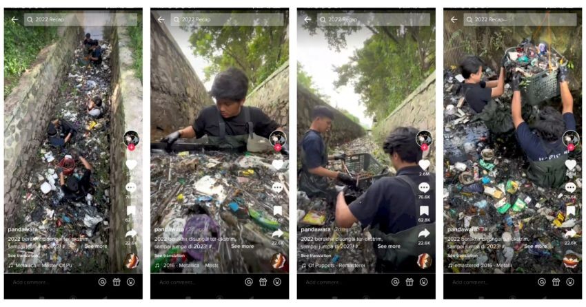 Kisah Inspiratif Pandawara Group: Lima Anak Muda Bersihkan Sungai dengan Modal Sendiri. (Foto: MNC Media)