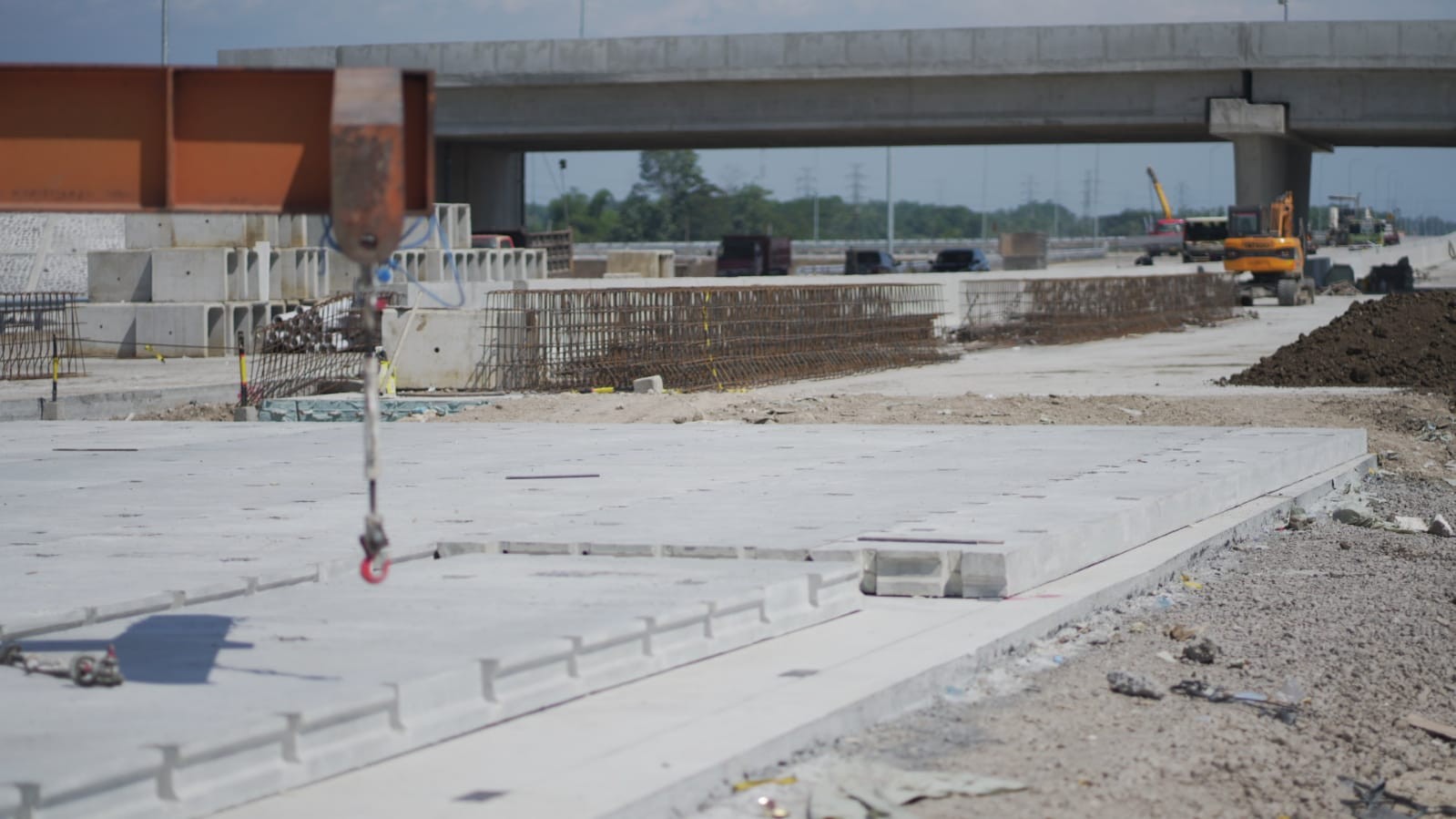WSBP Suplai Produk Precast untuk Jalan Tol Pasuruan-Probolinggo Seksi 4. Foto: MNC Media.