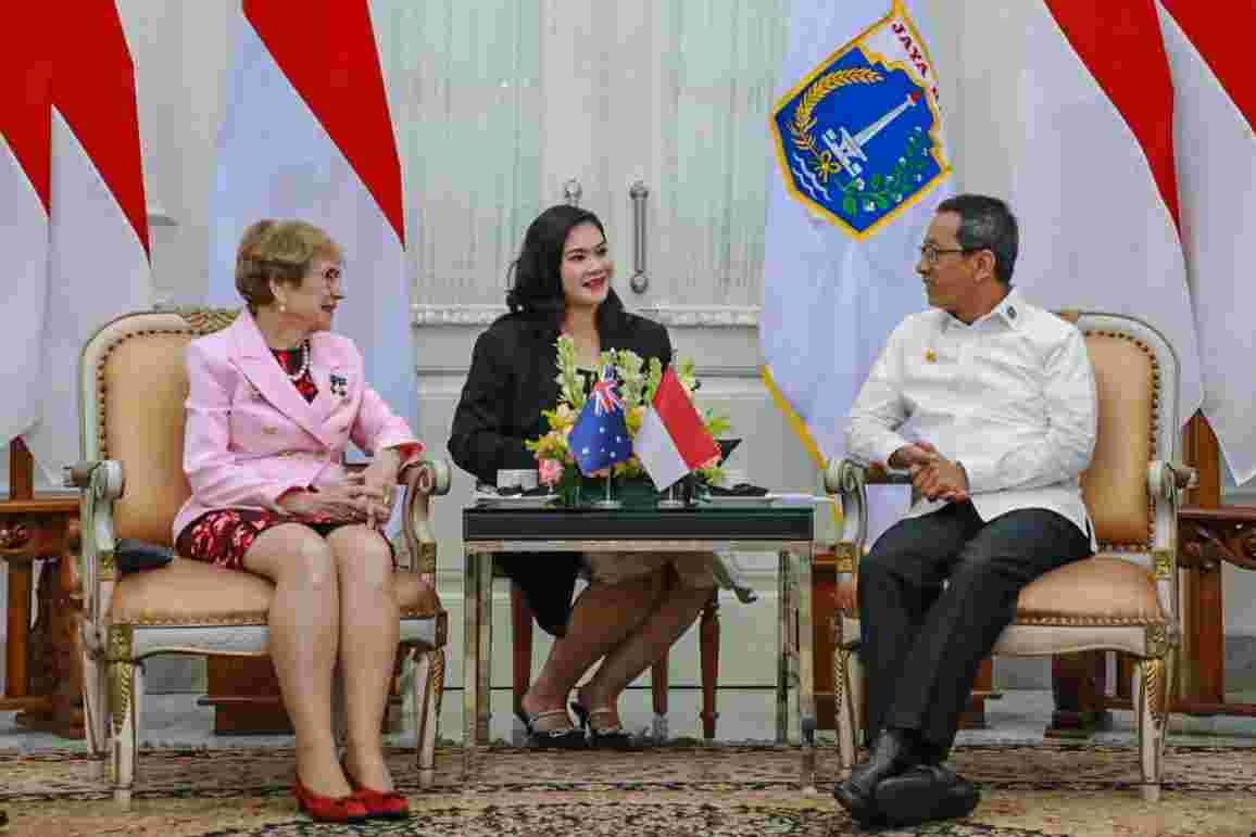 Pemprov DKI Perkuat Kerja Sama di Sektor Pendidikan sampai Ekonomi Kreatif dengan Australia. (Foto: MNC Media)