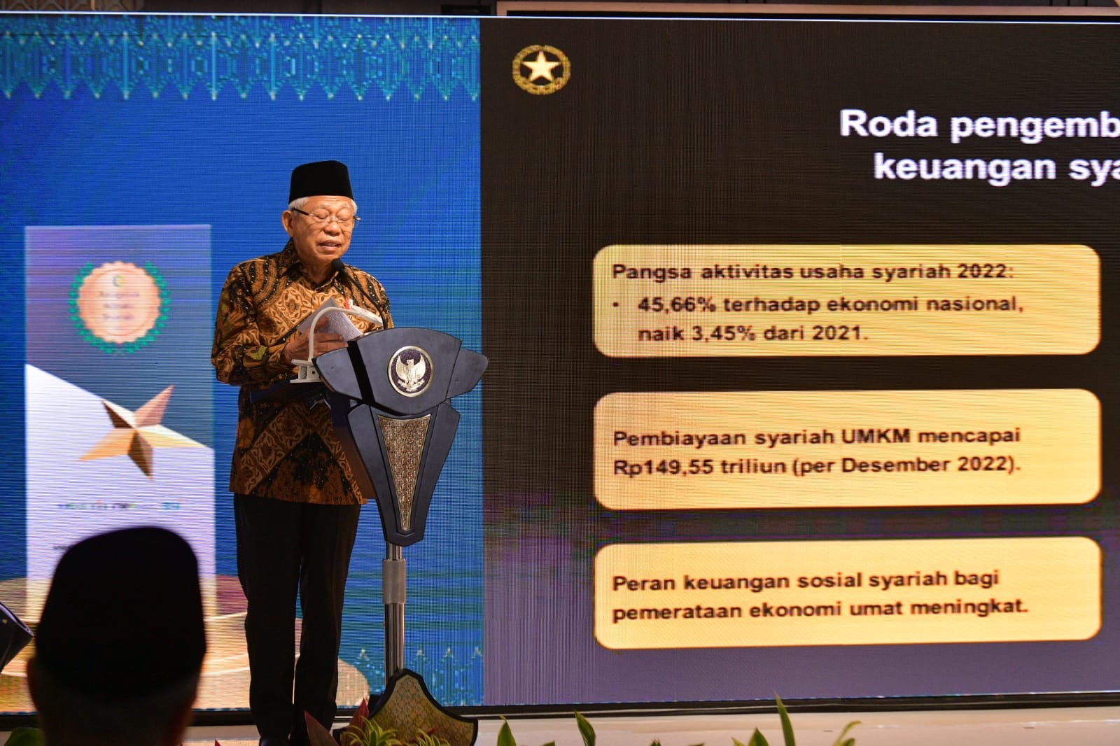 Wapres Minta Pemerintah Daerah Optimalkan Potensi Ekonomi Syariah. (Foto: MNC Media)