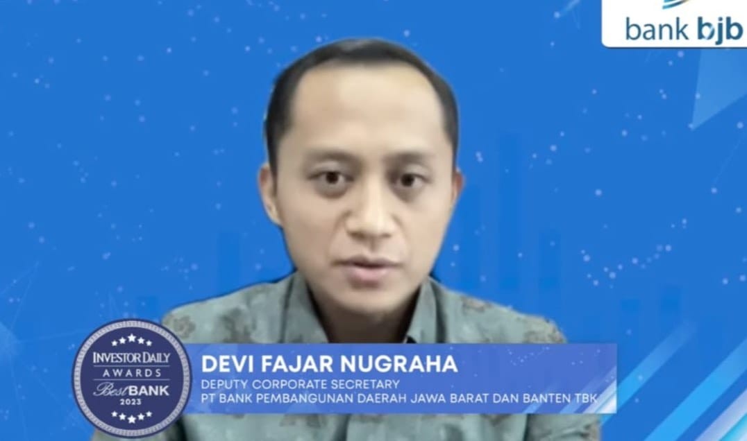 bank bjb (BJBR) Raih Penghargaan Best Bank 2023 versi Majalah Investor. (Foto: dok. bank bjb)