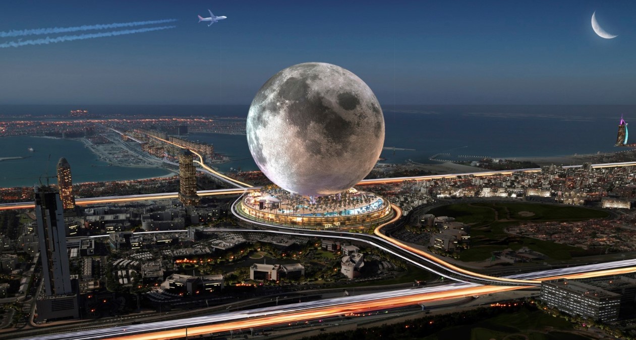 Dubai Bakal Punya Bulan Buatan, Biaya Pembangunannya Capai Rp74,2 Triliun. (Foto: Japan Today)