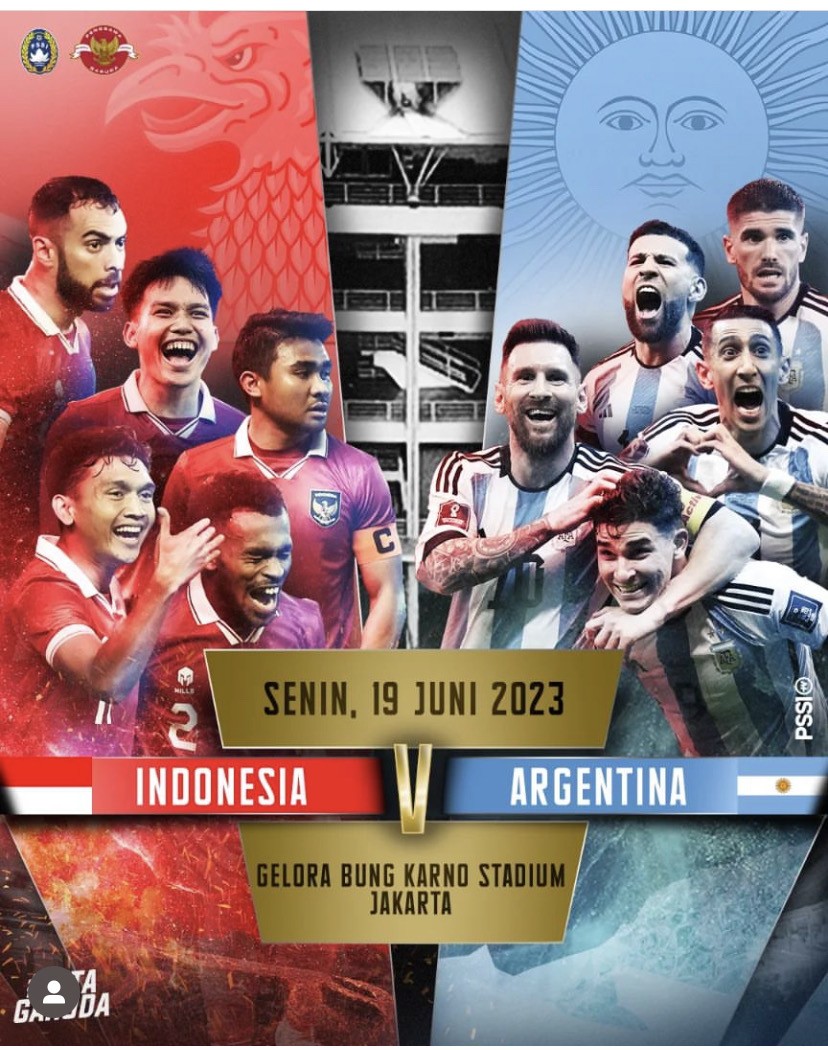 Cara Live Streaming Indonesia vs Argentina Gratis Lewat RCTI+, Jangan