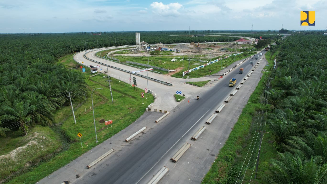 PUPR Targetkan Ruas Tol Kuala Tanjung Sumatera Utara Selesai pada Juli 2023. (Foto: MNC Media)