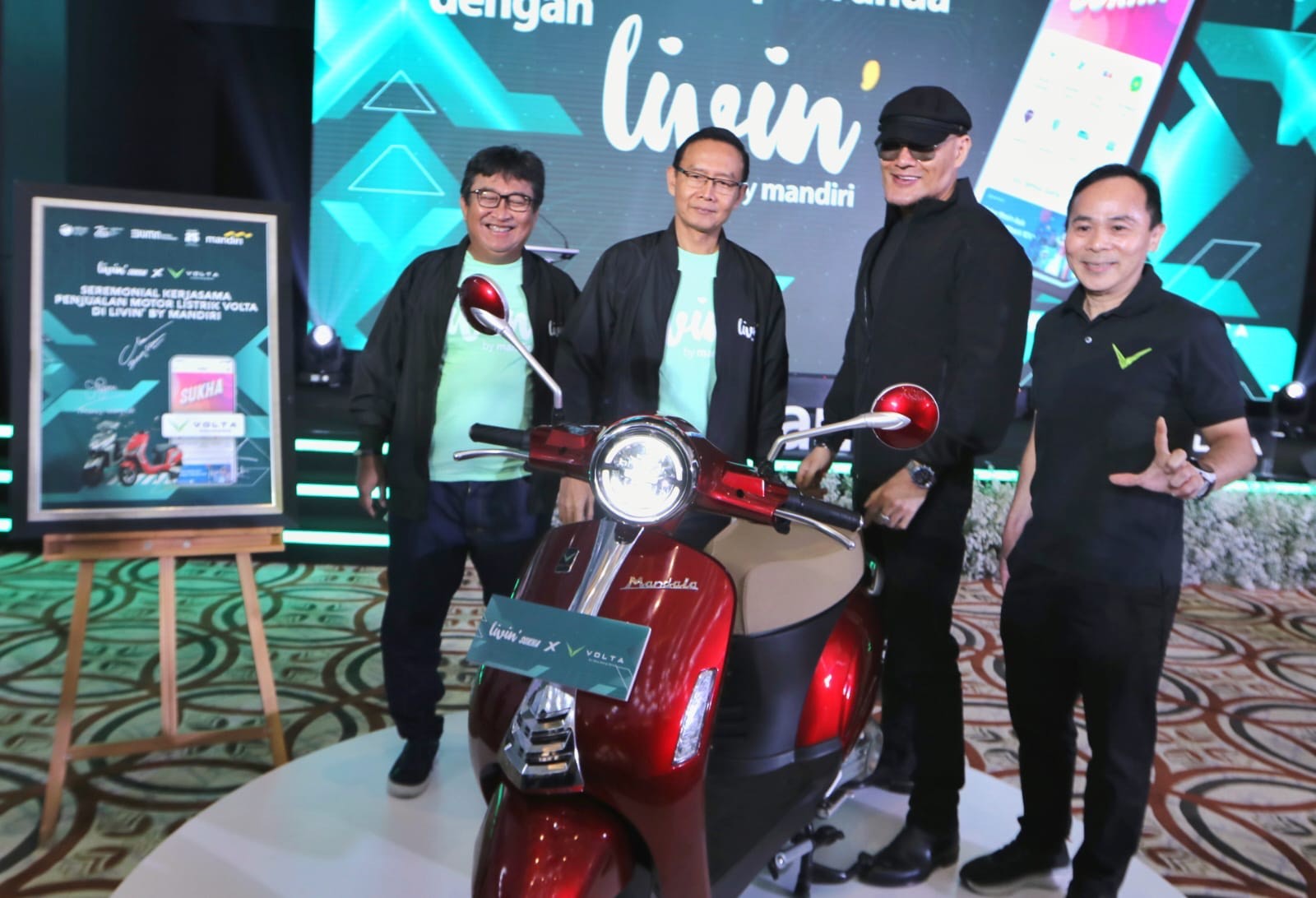 Bank Mandiri (BMRI) Kolaborasi dengan Volta Group Hadirkan Kemudian Beli Motor Listrik. (Foto: Bank Mandiri)