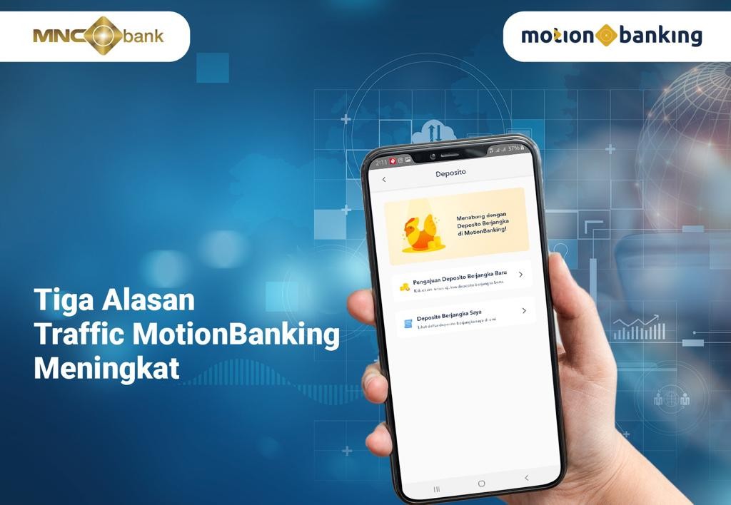 Ini Tiga Alasan Traffic MotionBanking Meningkat (FOTO:MNC Media)