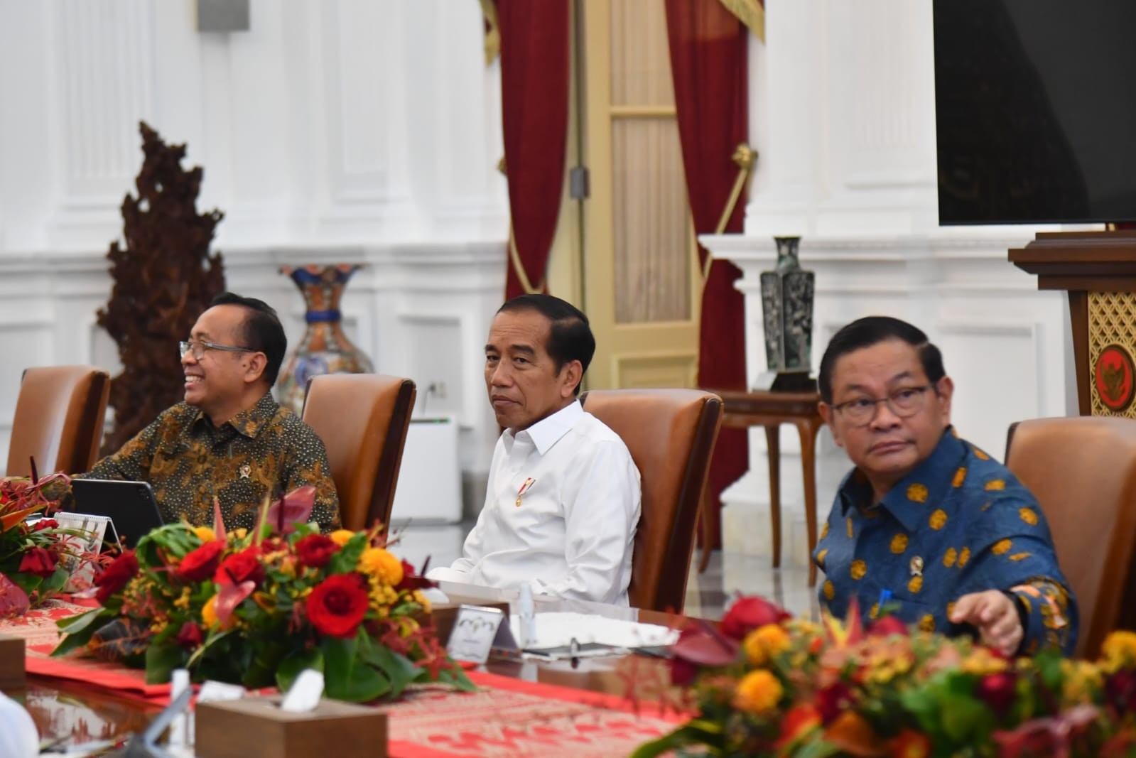 Jokowi Minta Pengembangan Ekosistem Baterai Listrik RI Dikebut. (Foto Setpres)