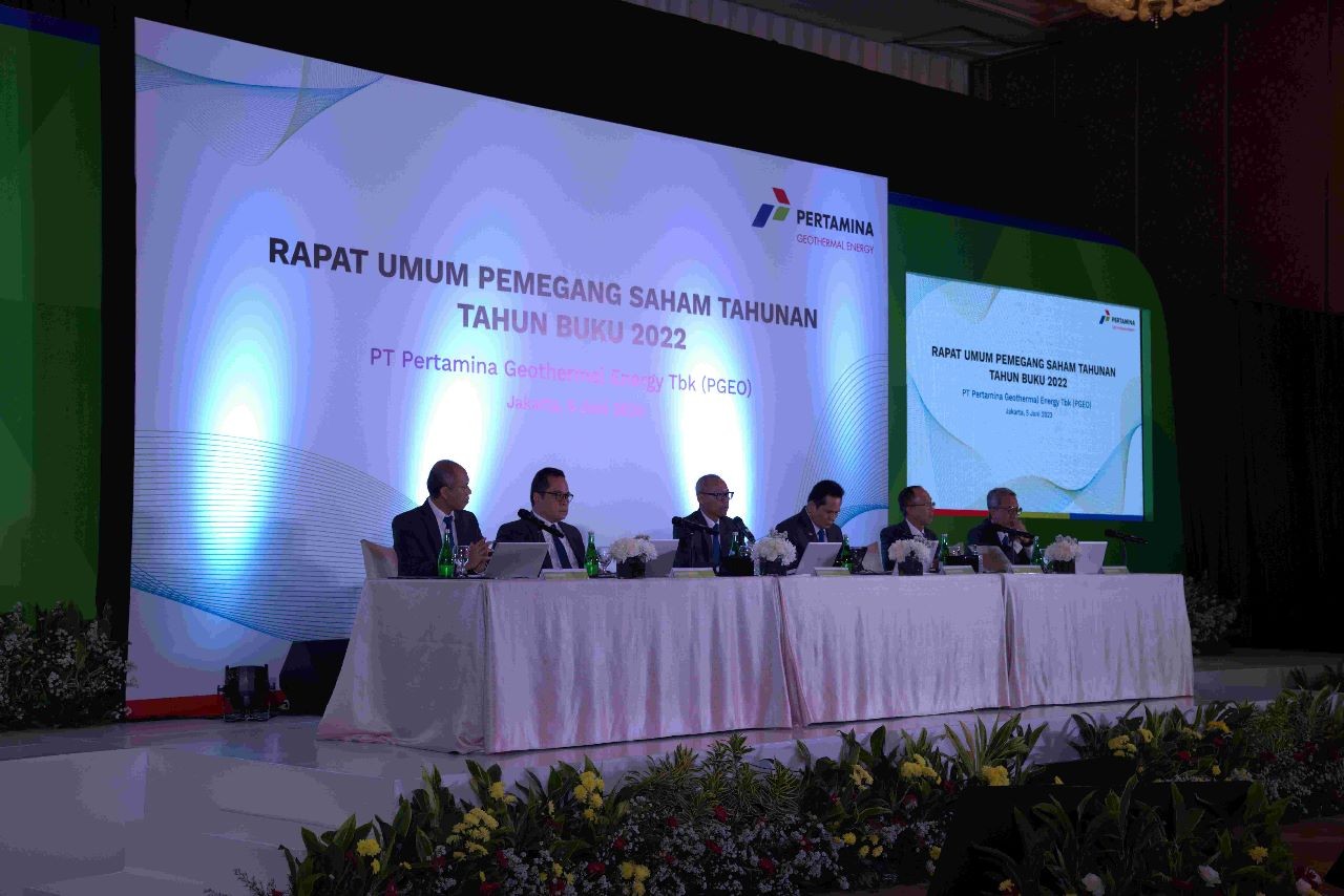 Gelar RUPS, Pertamina Geothermal (PGEO) Resmi Ganti Direktur Utama dan Komisaris (foto: MNC Media)