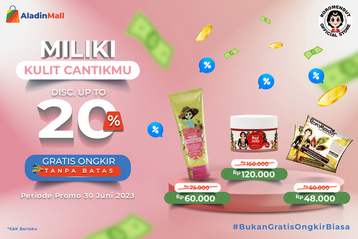 Borong Skin Care di AladinMall, Mumpung Diskon Sampai Dengan 20 Persen. (Foto: MNC Media)