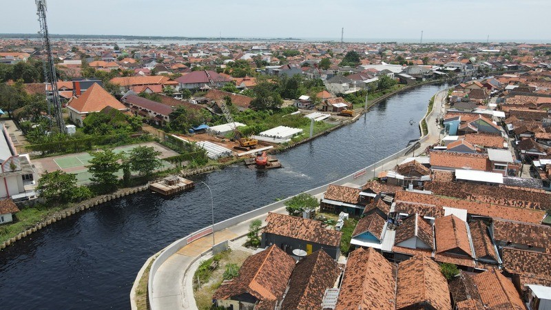 WSBP Kejar Target Penyelesaian Proyek Pengendali Banjir dan Rob Loji-Banger. (Foto: MNC Media)