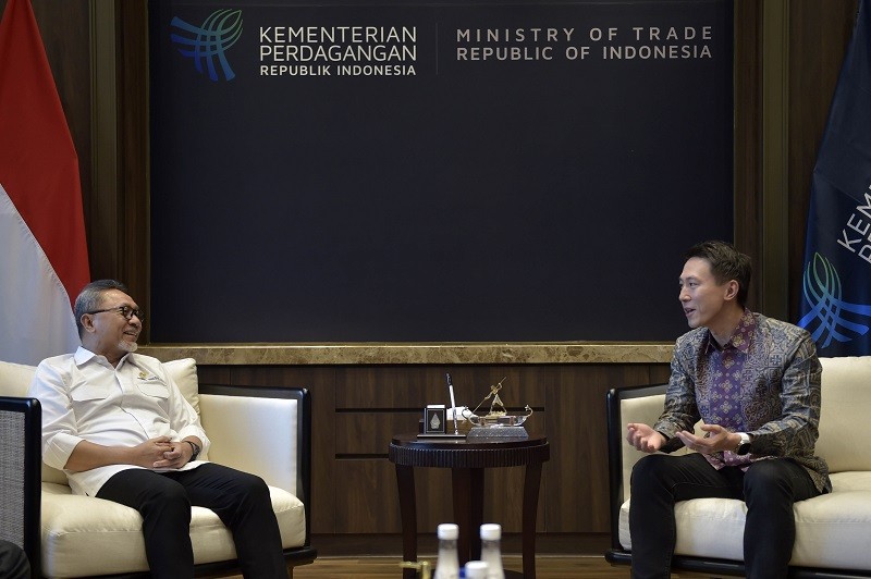 Mau Terus Investasi di RI, Bos TikTok Temui Mendag (foto dok kemendag)