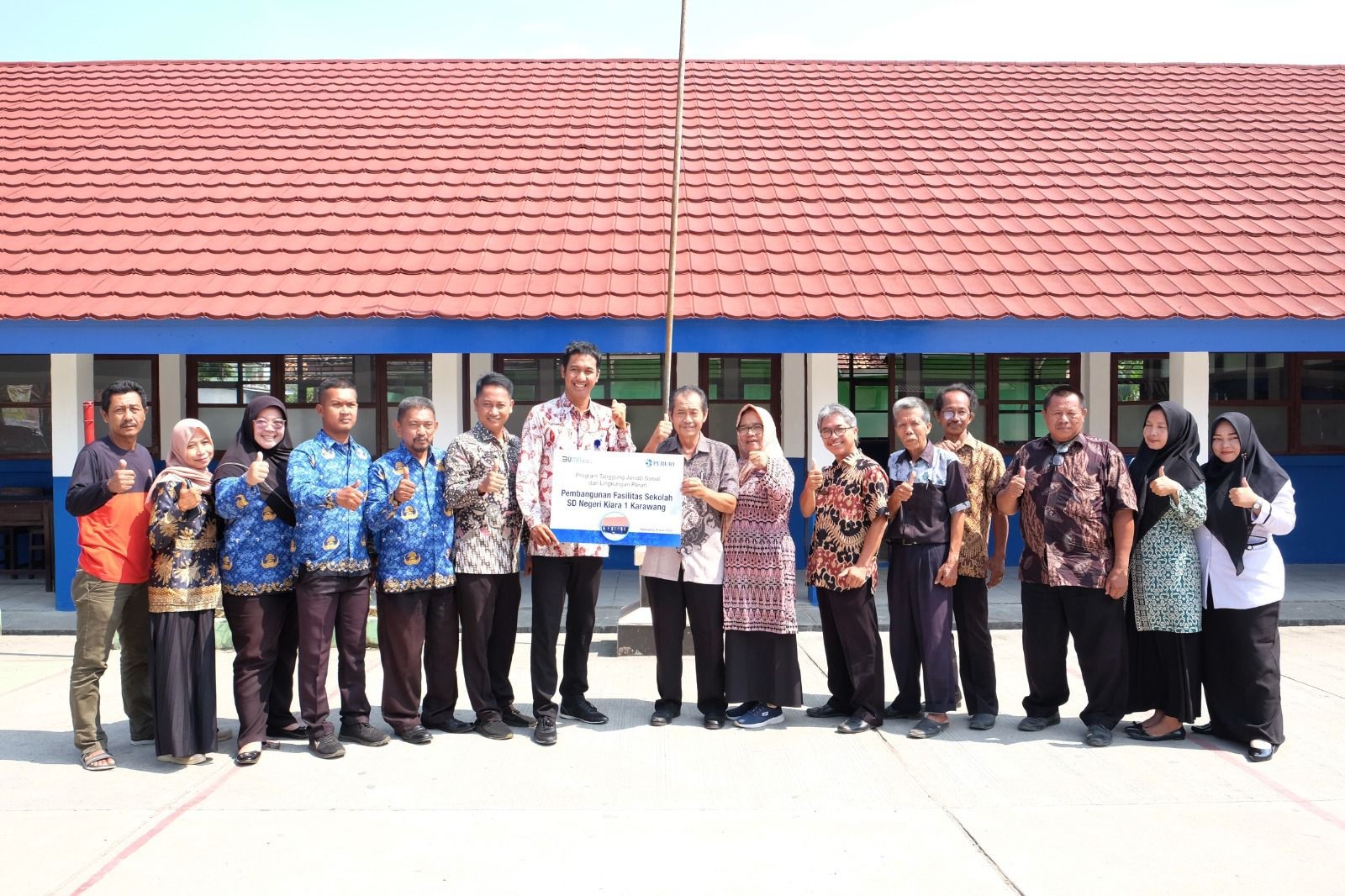 Peruri Renovasi Fasilitas Sekolah dan Benahi Infrastruktur Rumah Layak Huni (FOTO:Dok Ist)