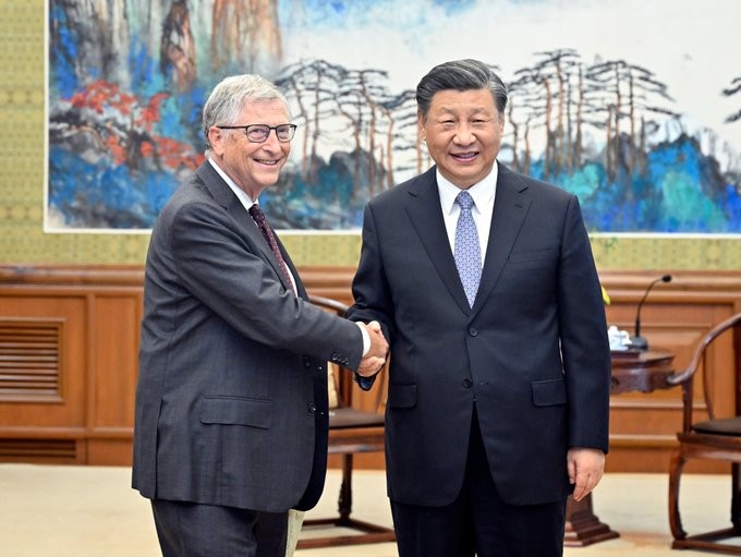 Sambut Kunjungan Bill Gates ke China, Xi Jinping: Sahabat Lama (Foto: MNC Media)