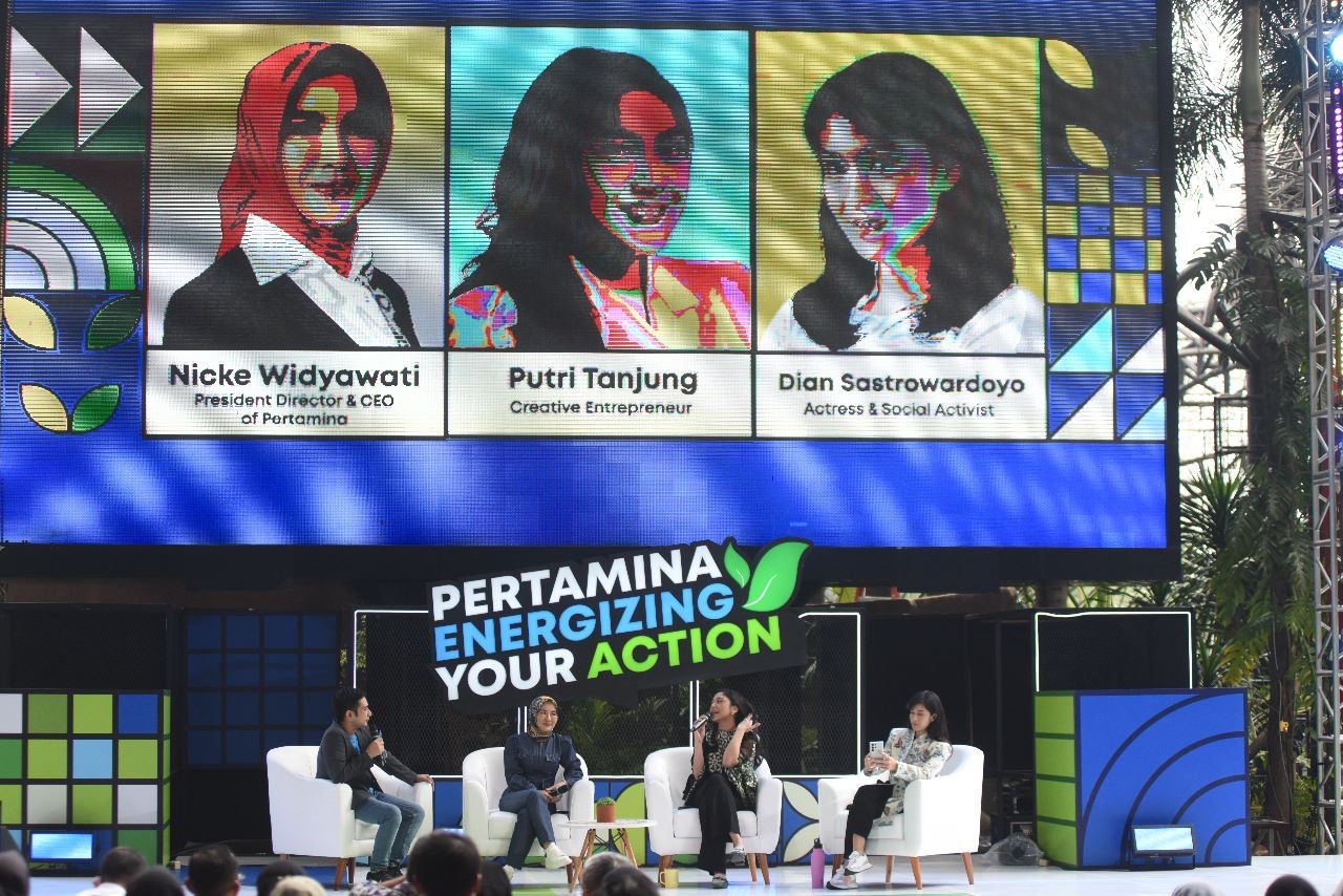 Pertamina Energizing Your Action: Ajak Generasi Muda Jadi Agen Perubahan Lingkungan. (Foto: MNC Media)