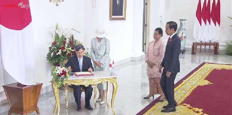 Jokowi Bangga RI Jadi Negara yang Pertama Dikunjungi Kaisar Naruhito (Foto MNC Media)