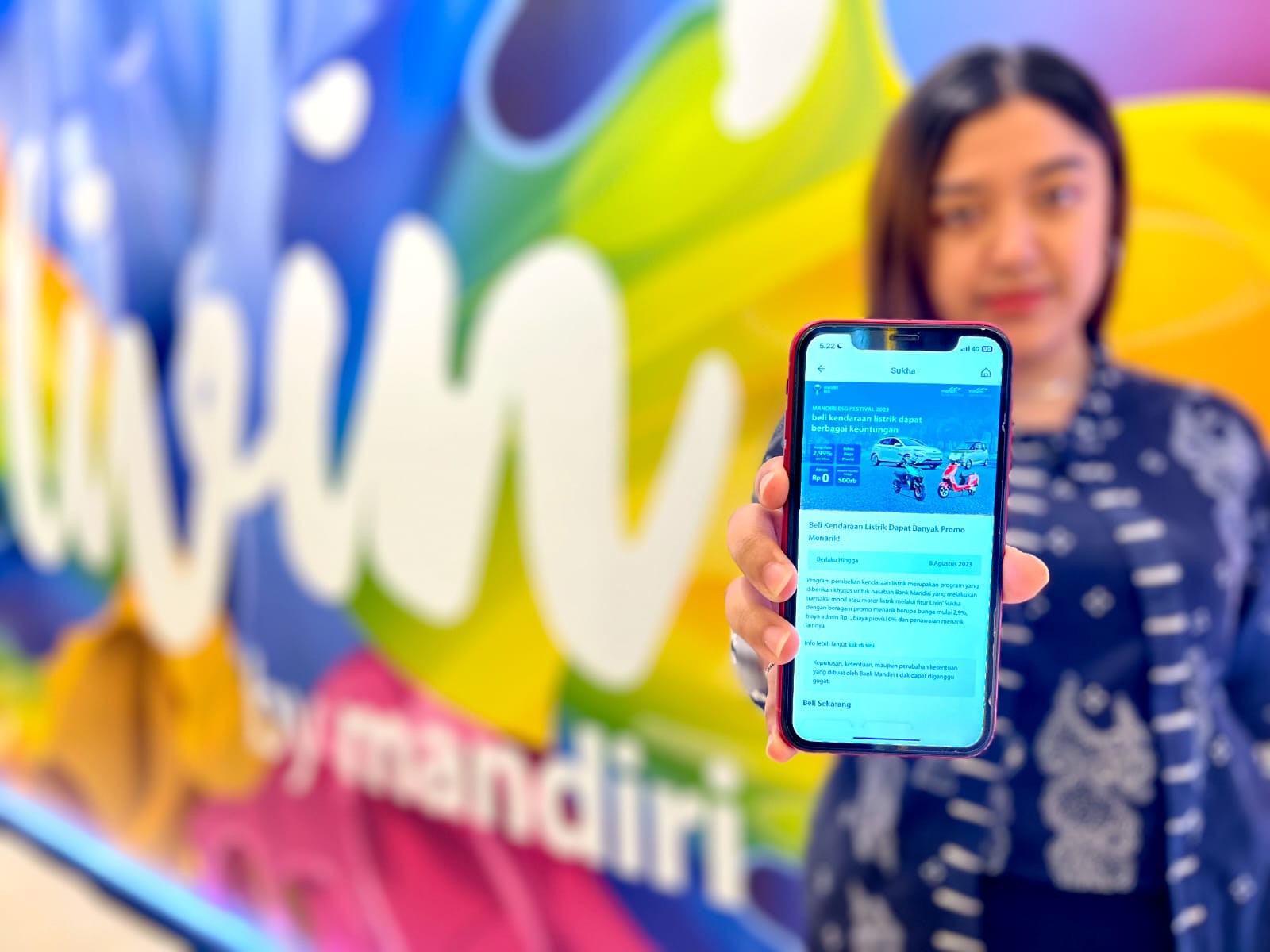 Genjot Kepemilikan Kendaraan Listrik, BMRI Gelar Program EV Mandiri ESG Festival 2023 (FOTO:Dok Ist)