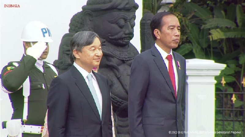 Jokowi dan Kaisar Naruhito Diskusi Empat Mata, Bahas Infrastruktur hingga Bencana Alam (Foto Setpres)